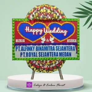 Bunga Papan Pernikahan #104619