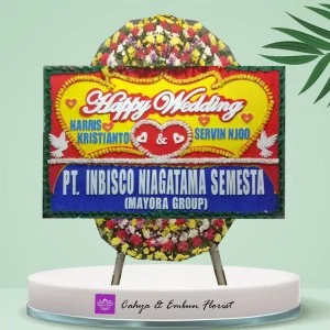 Bunga Papan Pernikahan #092144