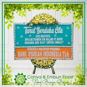 Bunga Papan Duka Cita 018